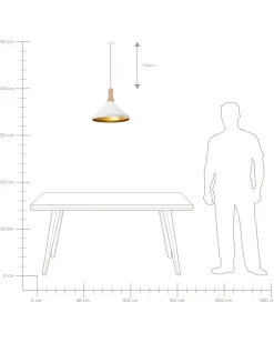 Lampadario LIARD Metallo Bianco