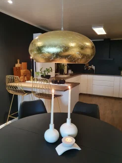 Lampadario LIMNATIS Metallo Oro