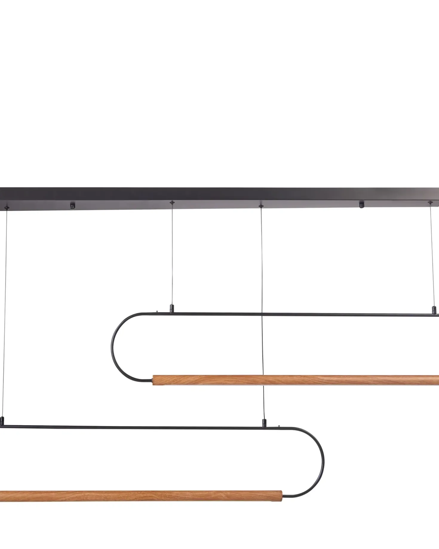 Lampadario LOGONE Metallo Nero