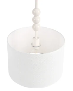Lampadario LOKY Metallo Bianco