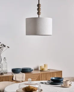 Lampadario LOKY Metallo Beige