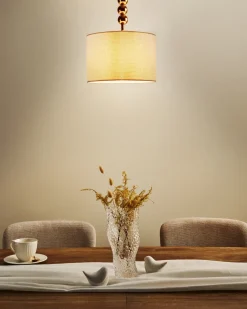 Lampadario LOKY Metallo Ottone
