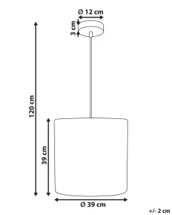 Lampadario LUAPULA Corda di carta Naturale