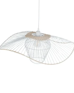 Lampadario LUNGA Metallo Bianco