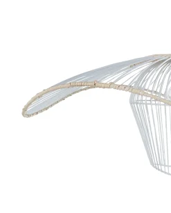 Lampadario LUNGA Metallo Bianco