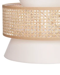 Lampadario LUYANO Rattan Beige