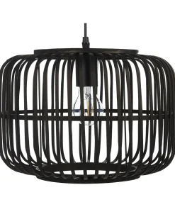 Lampadario MACHEKE Bambù Nero