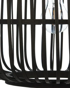 Lampadario MACHEKE Bambù Nero