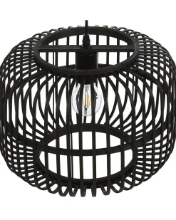 Lampadario MACHEKE Bambù Nero