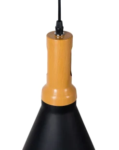Lampadario MACKENZIE Metallo Nero