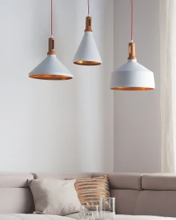 Lampadario MACKENZIE Metallo Bianco