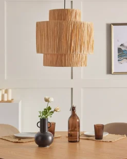 Lampadario MAGECH Vimini Naturale