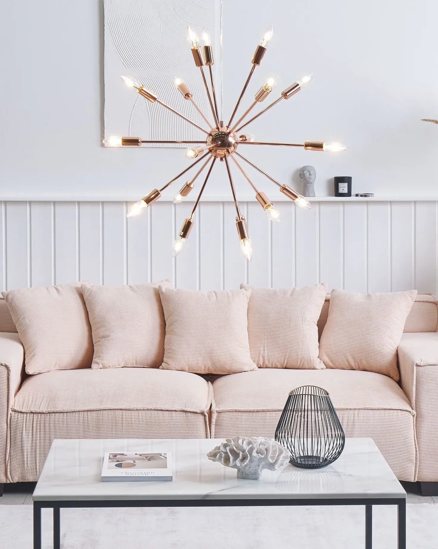 Lampadario MAGUSE Metallo Rame