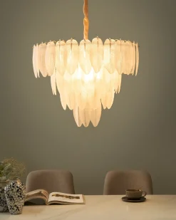Lampadario MAHAICA Vetro Ottone
