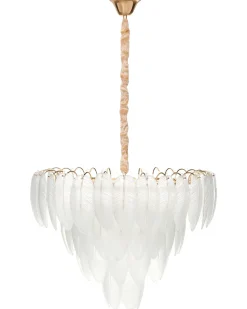 Lampadario MAHAICA Vetro Ottone