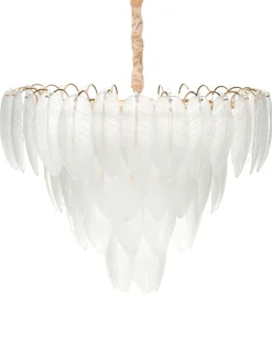 Lampadario MAHAICA Vetro Ottone