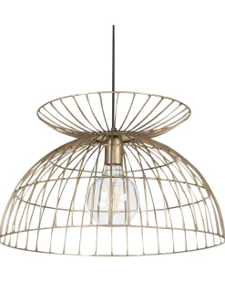Lampadario MAHANADI Metallo Ottone