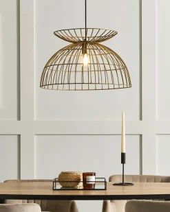 Lampadario MAHANADI Metallo Ottone
