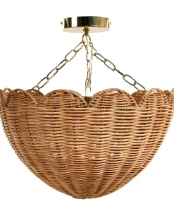 Lampadario MANDEKAL Rattan Naturale