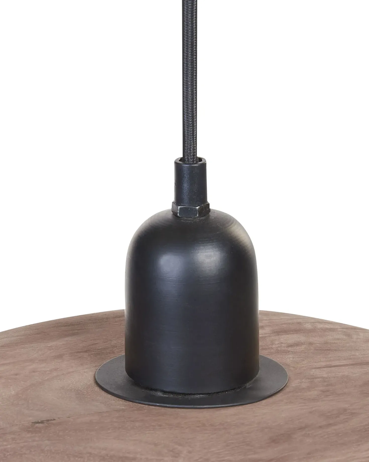 Lampadario MANJEERA Legno di mango Marrone scuro
