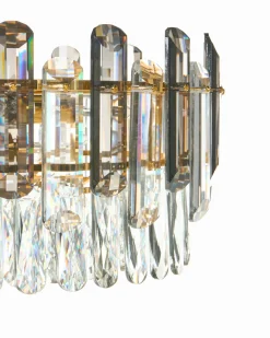 Lampadario MANTARO Vetro Oro