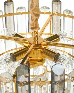 Lampadario MANTARO Vetro Oro