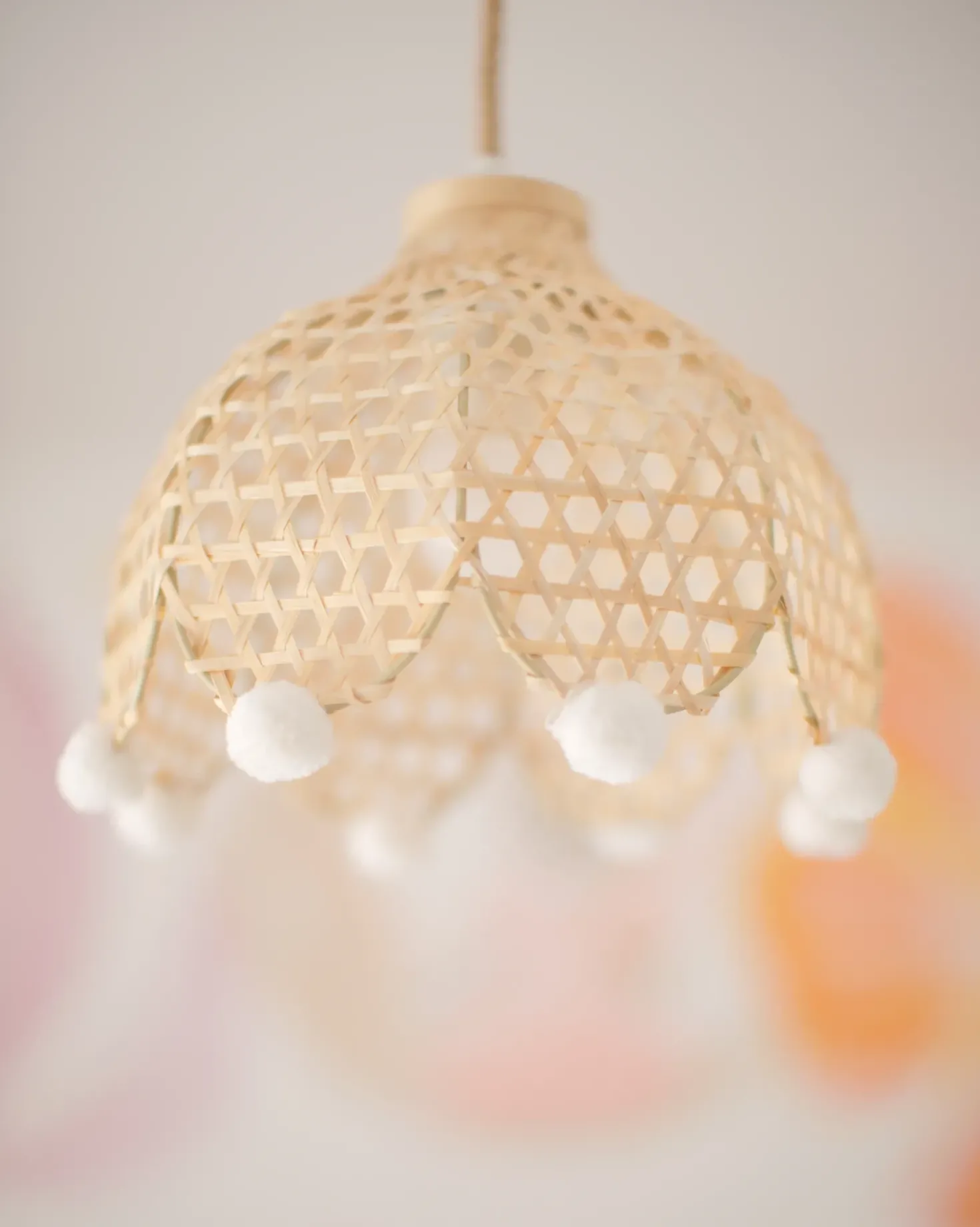 Lampadario MANYAME Rattan Naturale