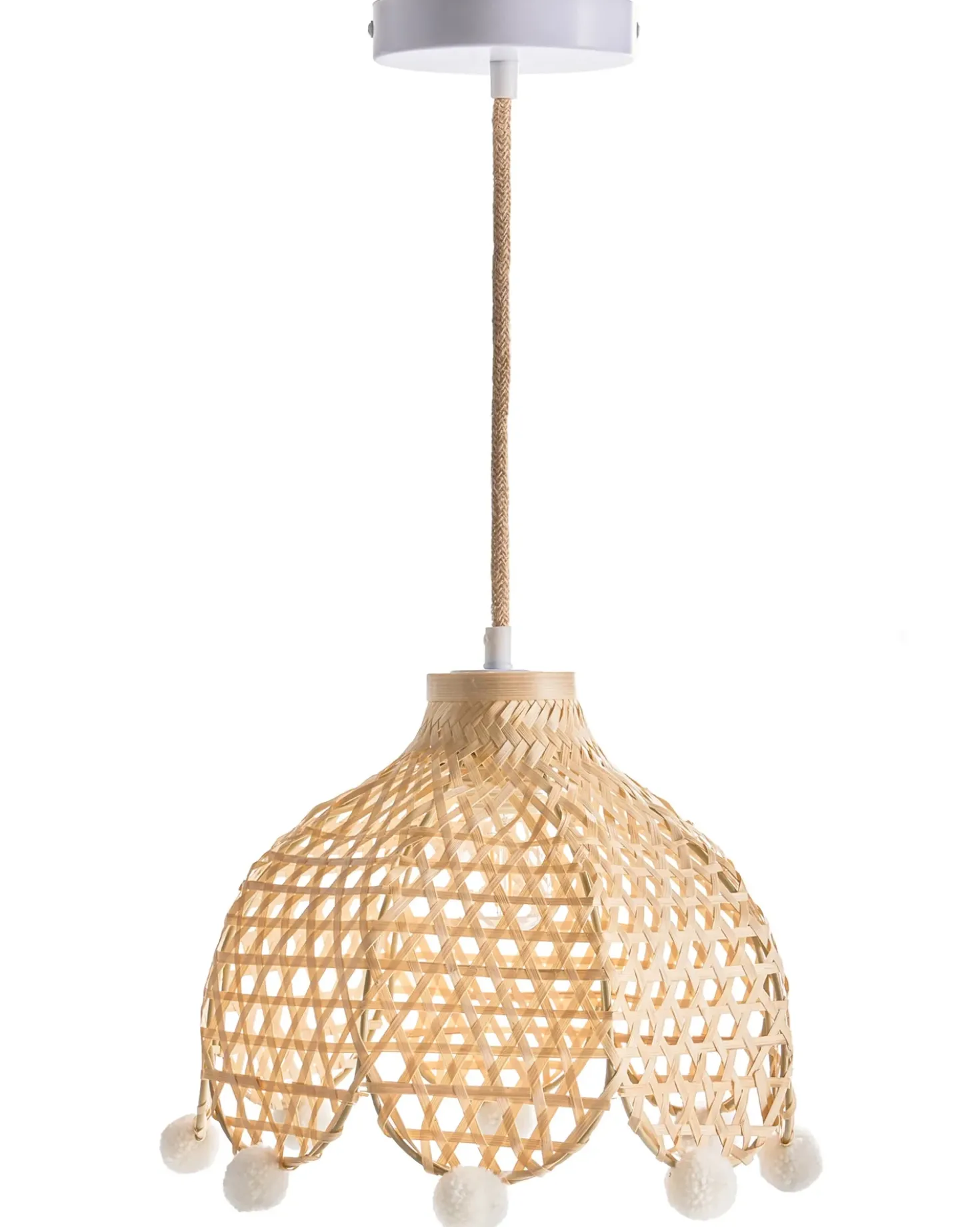 Lampadario MANYAME Rattan Naturale