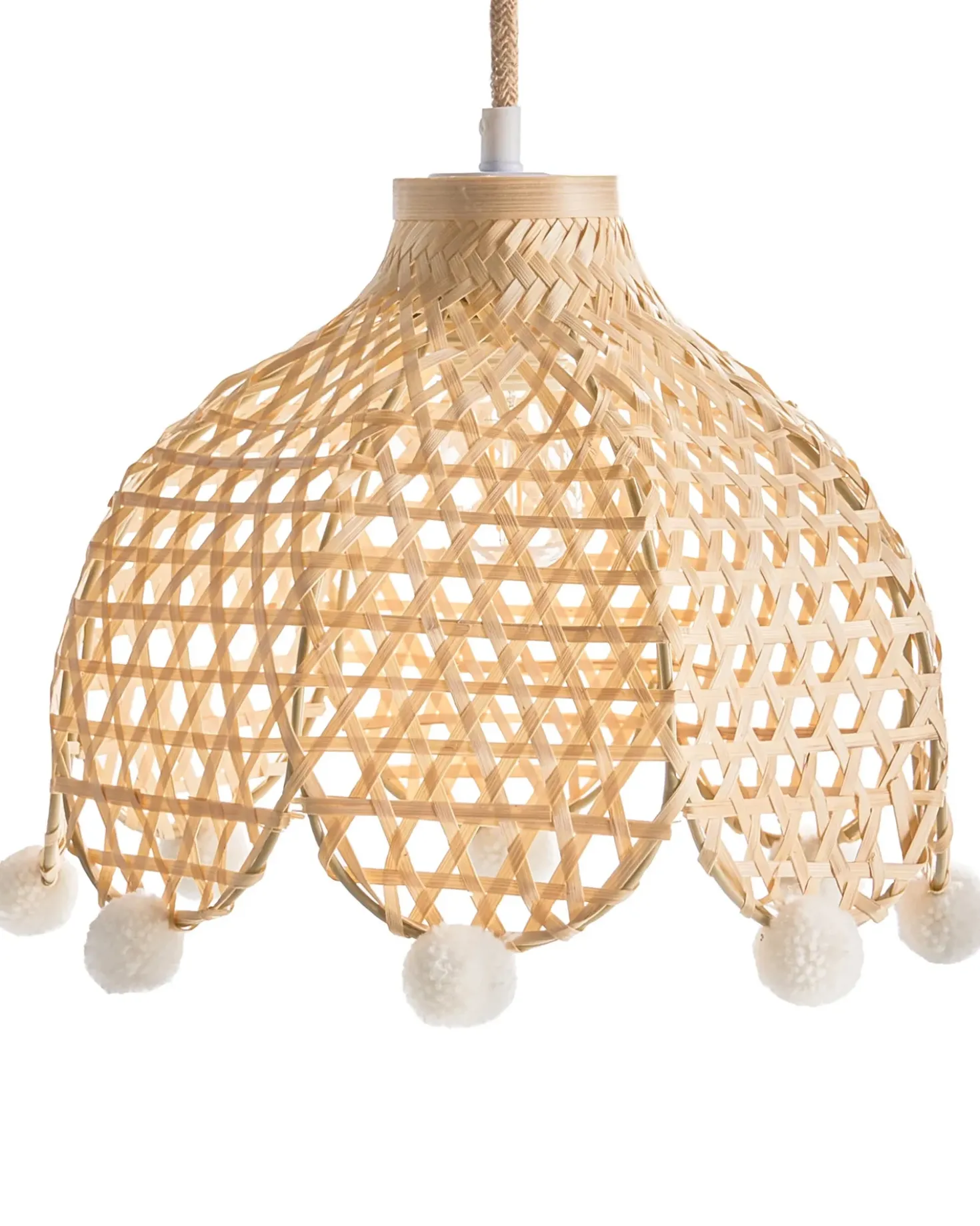 Lampadario MANYAME Rattan Naturale