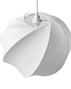 Lampadario MAQUINE Finta seta Bianco