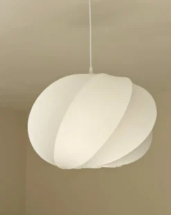 Lampadario MAQUINE Finta seta Bianco