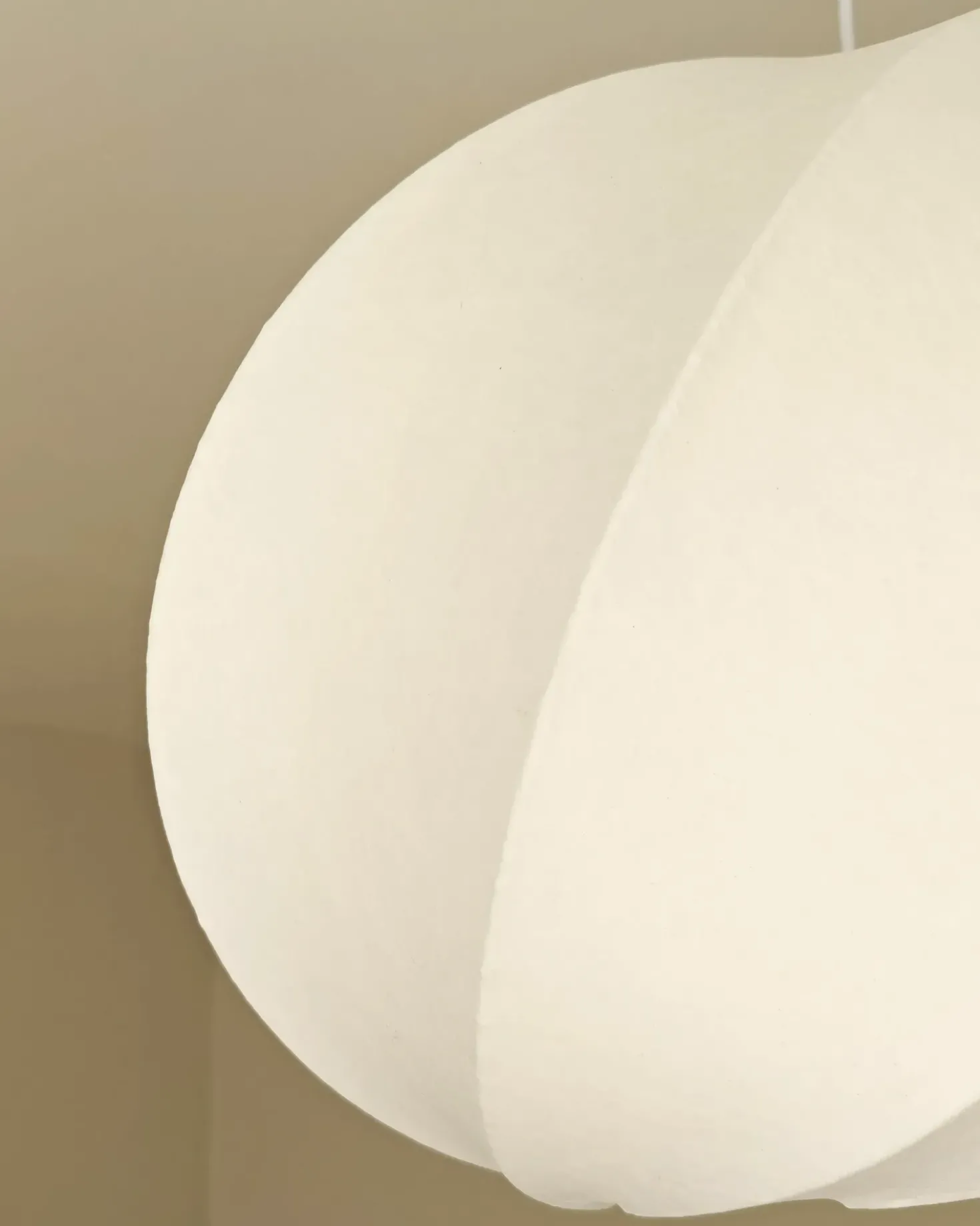 Lampadario MAQUINE Finta seta Bianco
