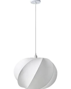 Lampadario MAQUINE Finta seta Bianco