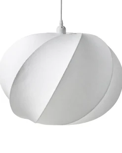Lampadario MAQUINE Finta seta Bianco
