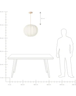 Lampadario MARIETA Bianco