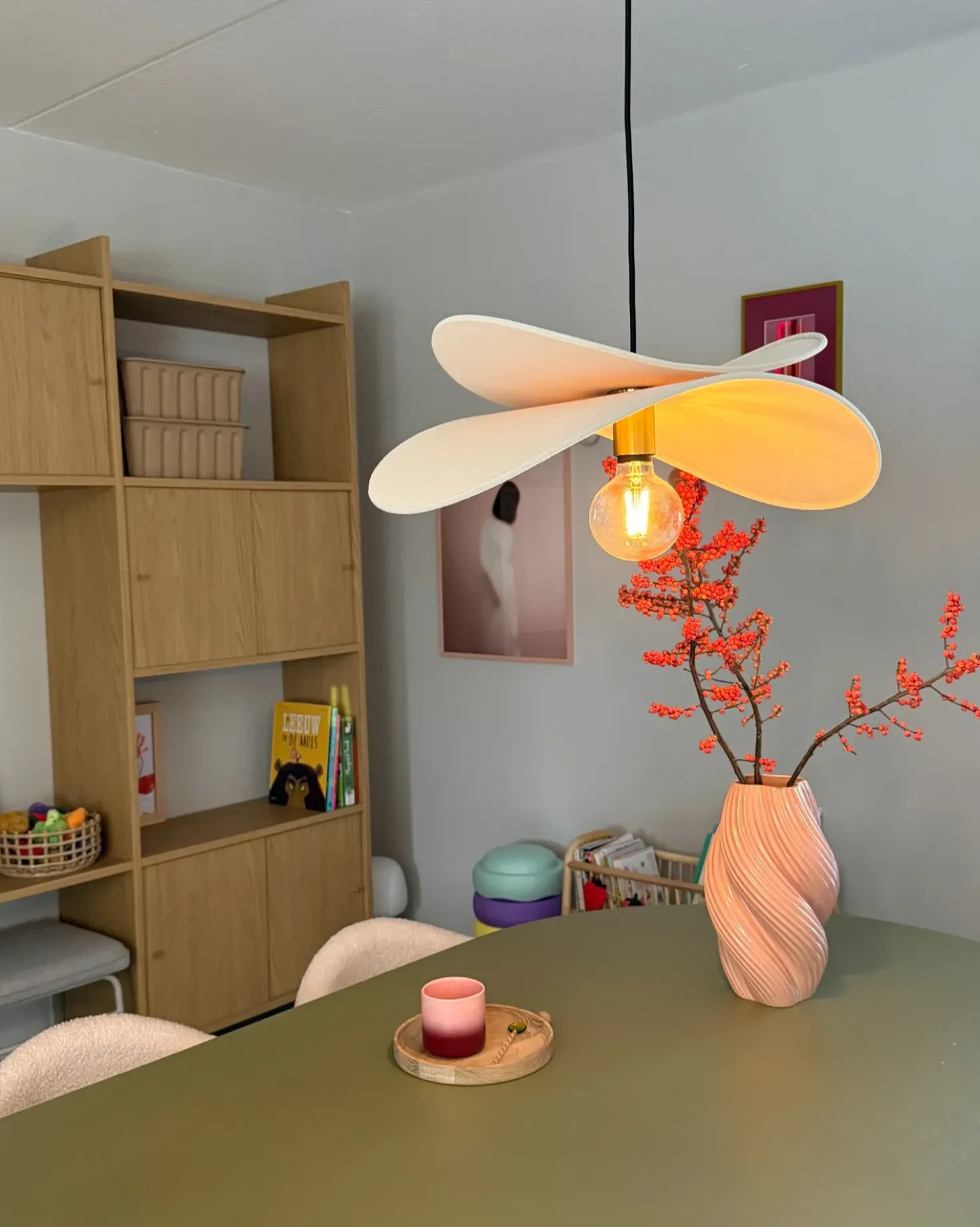 Lampadario MASCOTA Lino Beige