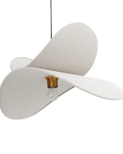 Lampadario MASCOTA Lino Grigio chiaro