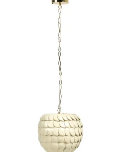 Lampadario MASKELIYA Guscio di cocco Beige