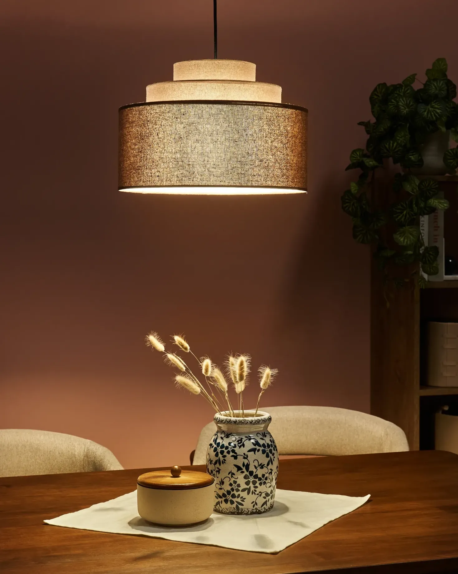 Lampadario MASPARRO Lino Marrone