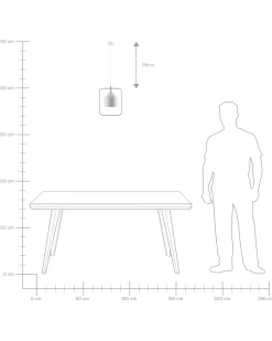 Lampadario MAVONE Metallo Bianco
