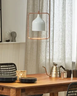 Lampadario MAVONE Metallo Bianco