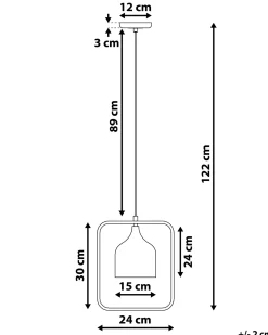 Lampadario MAVONE Metallo Nero