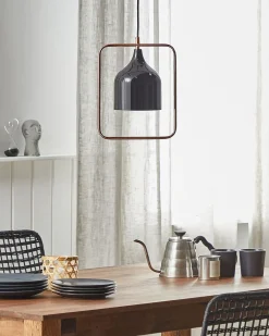 Lampadario MAVONE Metallo Nero