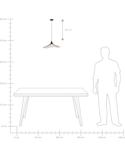 Lampadario MAZARO Metallo Rame