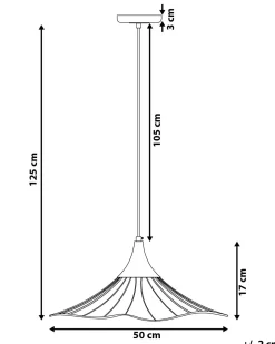 Lampadario MAZARO Metallo Rame