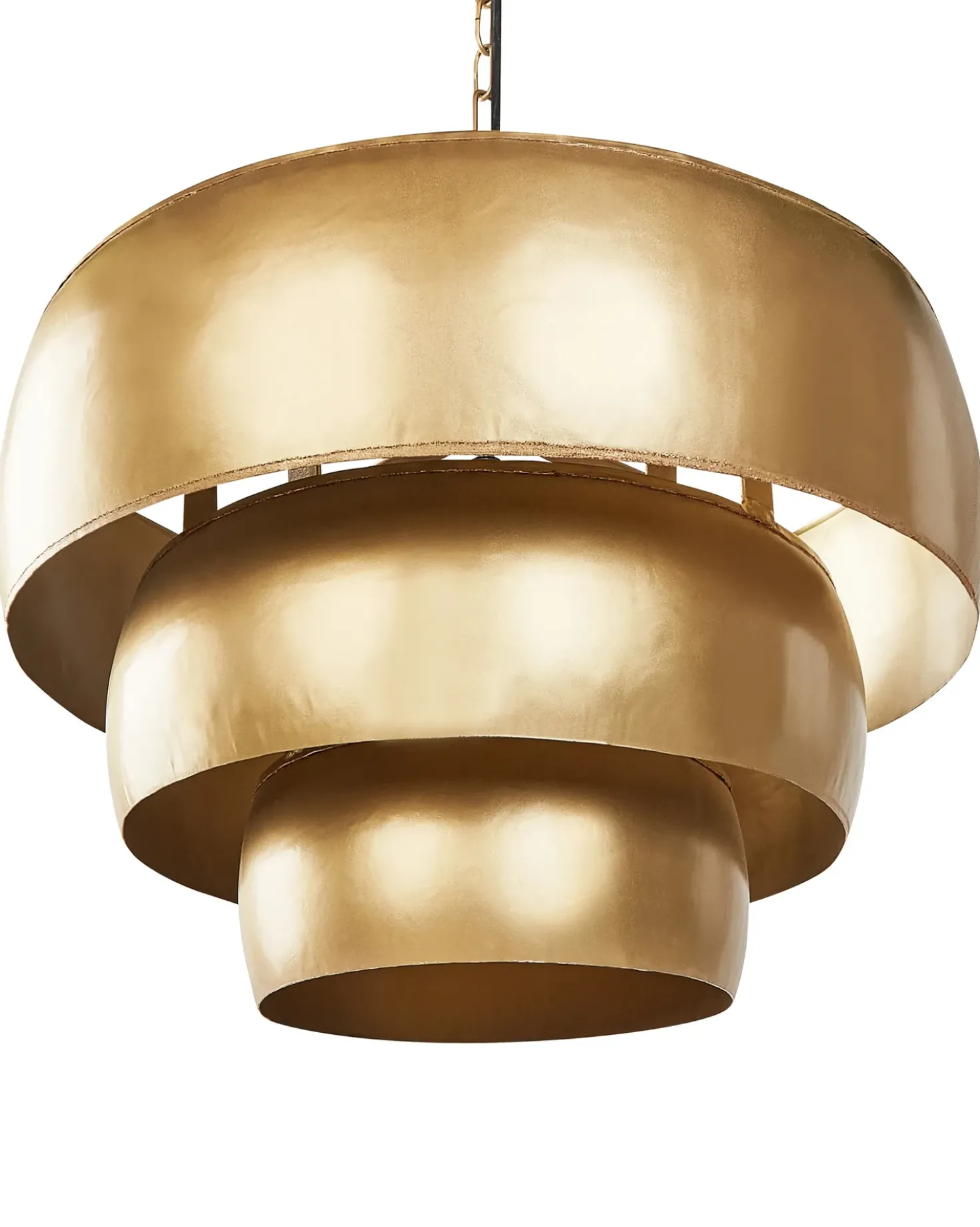 Lampadario MBANGO Metallo Oro