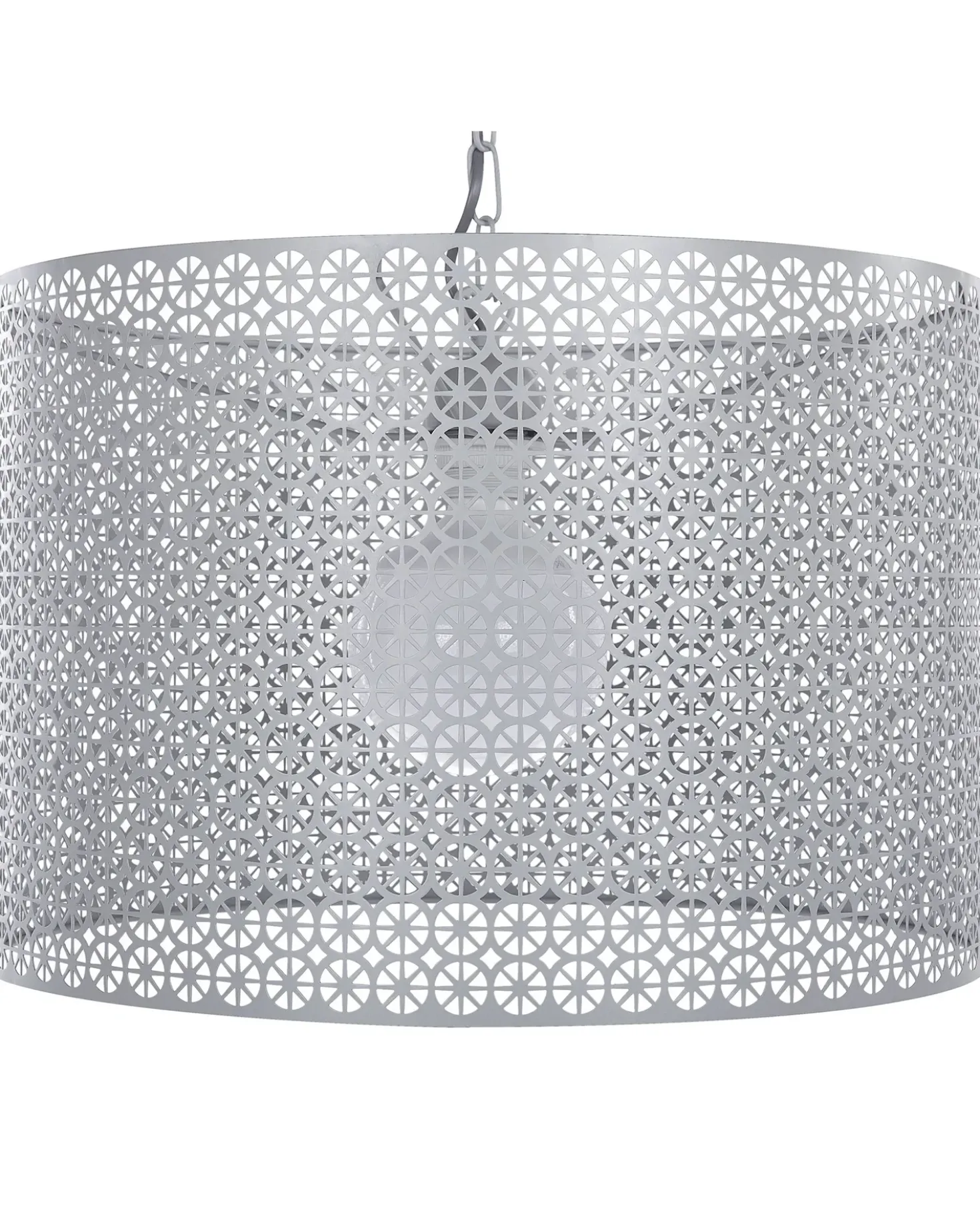 Lampadario MEZEN Metallo Grigio