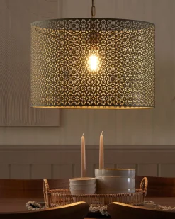 Lampadario MEZEN Metallo Grigio