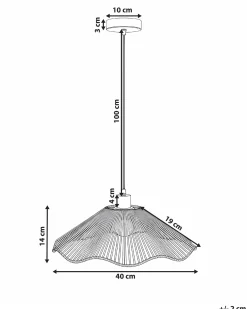 Lampadario MIGORI Carta Naturale