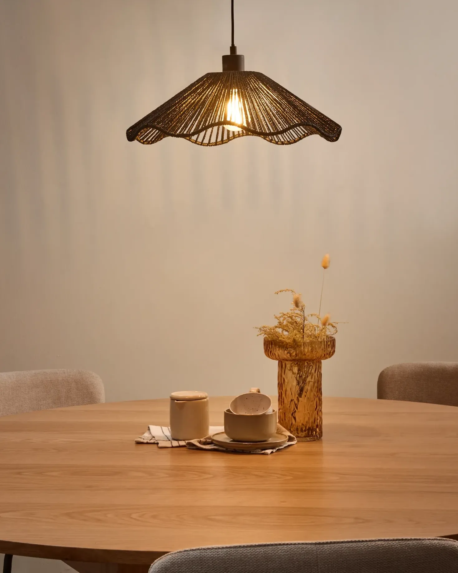 Lampadario MIGORI Carta Nero